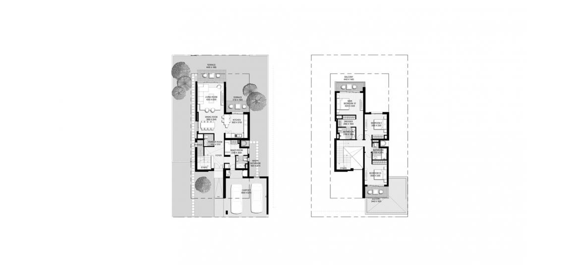 Plano del apartamento «GOLF LINKS 3BR 260SQM», 3 dormitorios en GOLF LINKS
