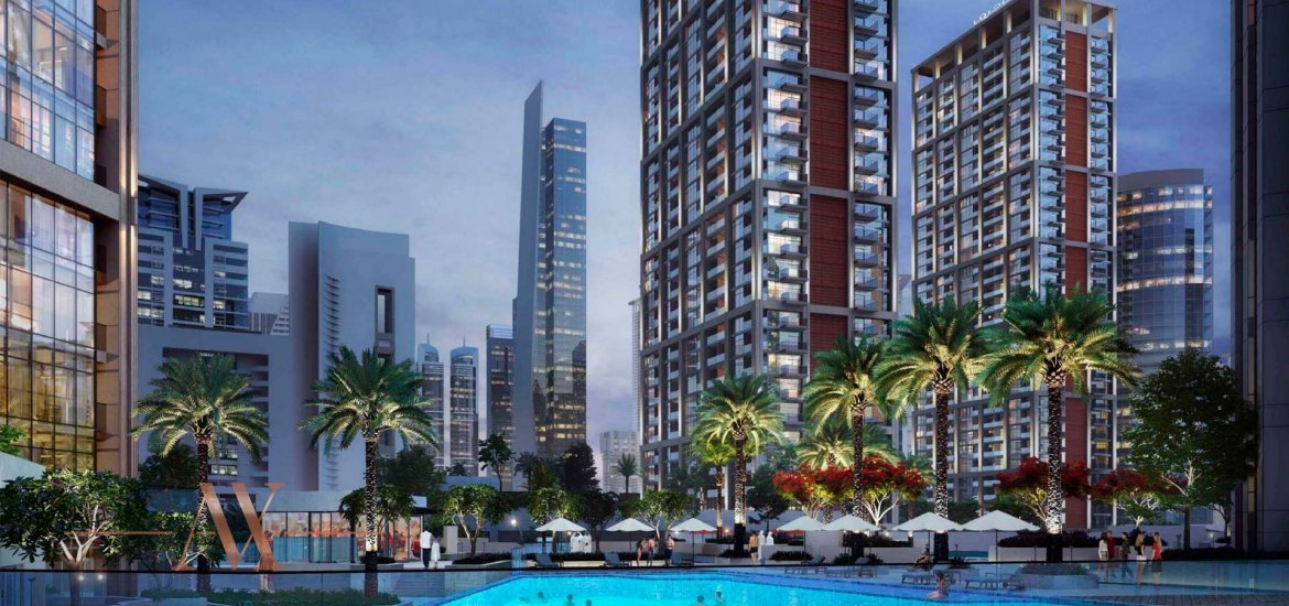 Appartement à PENINSULA FIVE, Business Bay, Dubai, EAU, 1 chamber, 81 m² № 2017